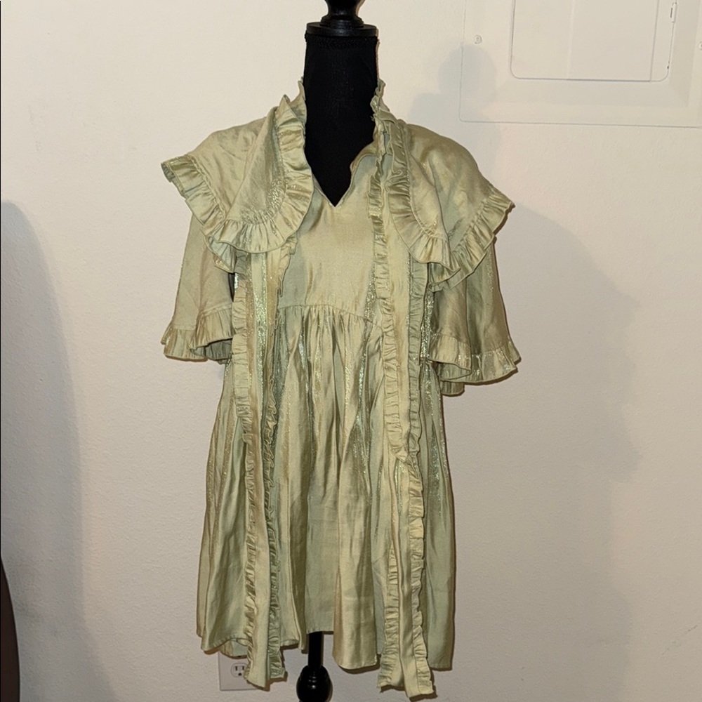 Sister Jane Ruffled Green Dress